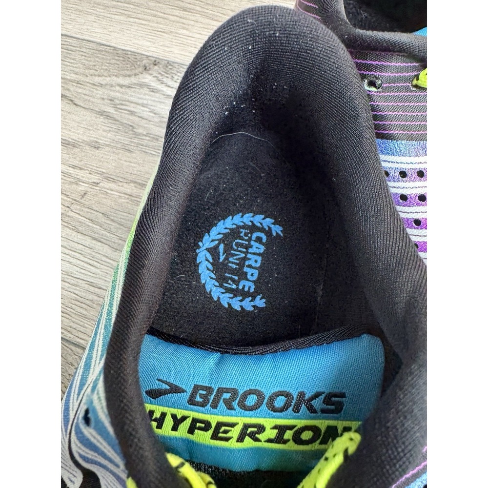 Brooks Hyperion Running Shoes Womens 9.5 Purple/Black Lightweight 1202261B529 - Picture 10 of 11